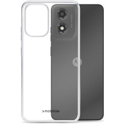 Mobilize Gelly Durchsichtig Motorola Moto E14 Hülle Flexibles TPU Backcover - Transparent