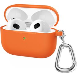 Mobigear Classic Apple AirPods 3 Hülle Flexibles Silikon - Orange