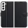 Mobigear Classic Samsung Galaxy S22 Hülle Klapphülle Geldbörse - Schwarz