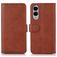 Mobigear Wallet Samsung Galaxy S25 Edge Klapphülle Portemonnaie - Braun