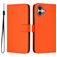 Mobigear Urban Wallet iPhone 16 Plus Hülle Klapphülle Geldbörse - Orange