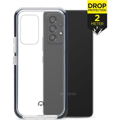 Mobilize Shatterproof Samsung Galaxy A53 Hülle Hardcase Backcover Stoßfest - Transparent / Schwarz