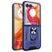Mobigear Armor Ring Motorola Razr 50 Ultra Hülle Hardcase Backcover Stoßfest mit Ringhalter - Blau