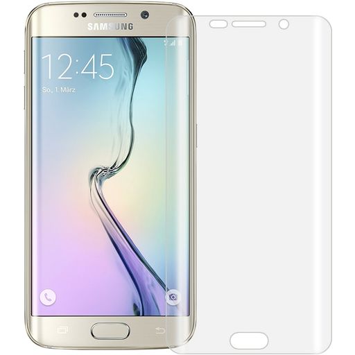 Mobigear Curved Samsung Galaxy S6 Edge Displayschutz Schutzfolie