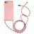 Mobigear Lanyard iPhone 7 Flexibles TPU Handykette - Pink