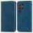 Mobigear Retro Slim Samsung Galaxy S25 Ultra Hülle Klapphülle Geldbörse - Blau