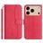 Mobigear S Line iPhone 17 Pro Hülle Klapphülle Geldbörse - Rot