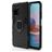 Mobigear Armor Ring Xiaomi Redmi Note 10S Hülle Hardcase Backcover Stoßfest mit Ringhalter - Schwarz