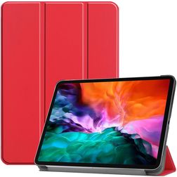 Mobigear Tri-Fold iPad Pro 12.9 Zoll (2021) Hülle Klapphülle - Rot