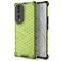 Mobigear Honeycomb HONOR 70 Hülle Hardcase Backcover Stoßfest - Grün