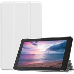 Mobigear Tri-Fold Lenovo Tab E8 Hülle Klapphülle - Weiß