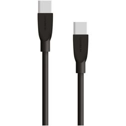 Mobiparts USB-C auf USB-C Kabel 1 Meter - Schwarz