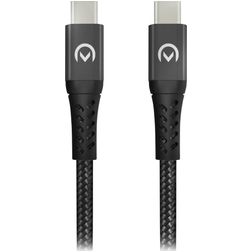 Mobilize Strong Nylon USB-C auf USB-C Kabel 1 Meter - Schwarz