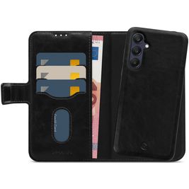 Mobilize Magnet Gelly Wallet Samsung Galaxy A25 Hülle Abnehmbare 2in1 Klapphülle Geldbörse - Schwarz