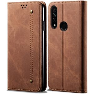 Mobigear Denim Slim OPPO A31 Hülle Klapphülle Geldbörse - Braun