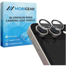 Mobigear Single Samsung Galaxy Z Flip 5 Panzerglas Gehärtetes Glas Kameralinsen Schutz - Hüllenfreundlich - Grau