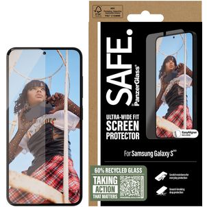 SAFE by PanzerGlass Ultra-Wide-Fit Samsung Galaxy S24 Panzerglas Gehärtetes Glas Displayschutz - Hüllenfreundlich