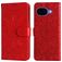 Mobigear Sunflower Google Pixel 10a Hülle Klapphülle Geldbörse - Rot