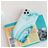 Mobigear Marble iPhone 12 Pro Max Hülle Flexibles TPU Backcover - Türkis