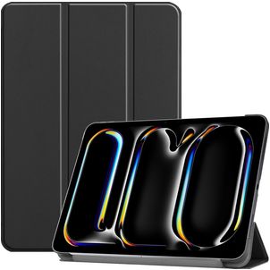 Mobigear Tri-Fold iPad Pro 13 Zoll (2024) Hülle Klapphülle - Schwarz