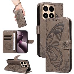 Mobigear Butterfly Xiaomi 15T Hülle Klapphülle Geldbörse - Grau