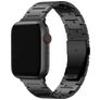 Mobigear Sydney Titan Apple Watch Armband Faltschließe - 42/41/40/38 mm - Schwarz