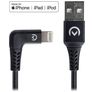 Mobilize Strong Nylon 90 USB-A auf Apple Lightning MFI Kabel 1.5 Meter - Schwarz