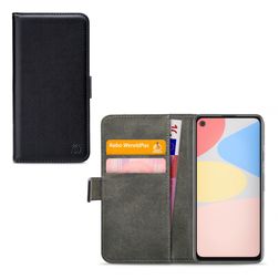 Mobilize Classic Gelly Wallet Google Pixel 4a Hülle Klapphülle Geldbörse - Schwarz