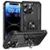 Mobigear Armor Ring iPhone 16 Pro Hülle Hardcase Backcover Stoßfest mit Ringhalter - Schwarz
