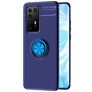 Mobigear Armor Ring Huawei P40 Pro Hülle Flexibles TPU Backcover Stoßfest mit Ringhalter - Blau