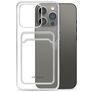 Mobilize Gelly Card Transparent iPhone 13 Pro TPU (flexibel) Backcover mit Kartenfach - Transparent