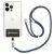 Mobigear Lanyard Universal-Handykette einstellbar - Schwarz / Weiß / Grün