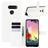 Mobigear Classic LG K50s Hülle Klapphülle Geldbörse - Weiß