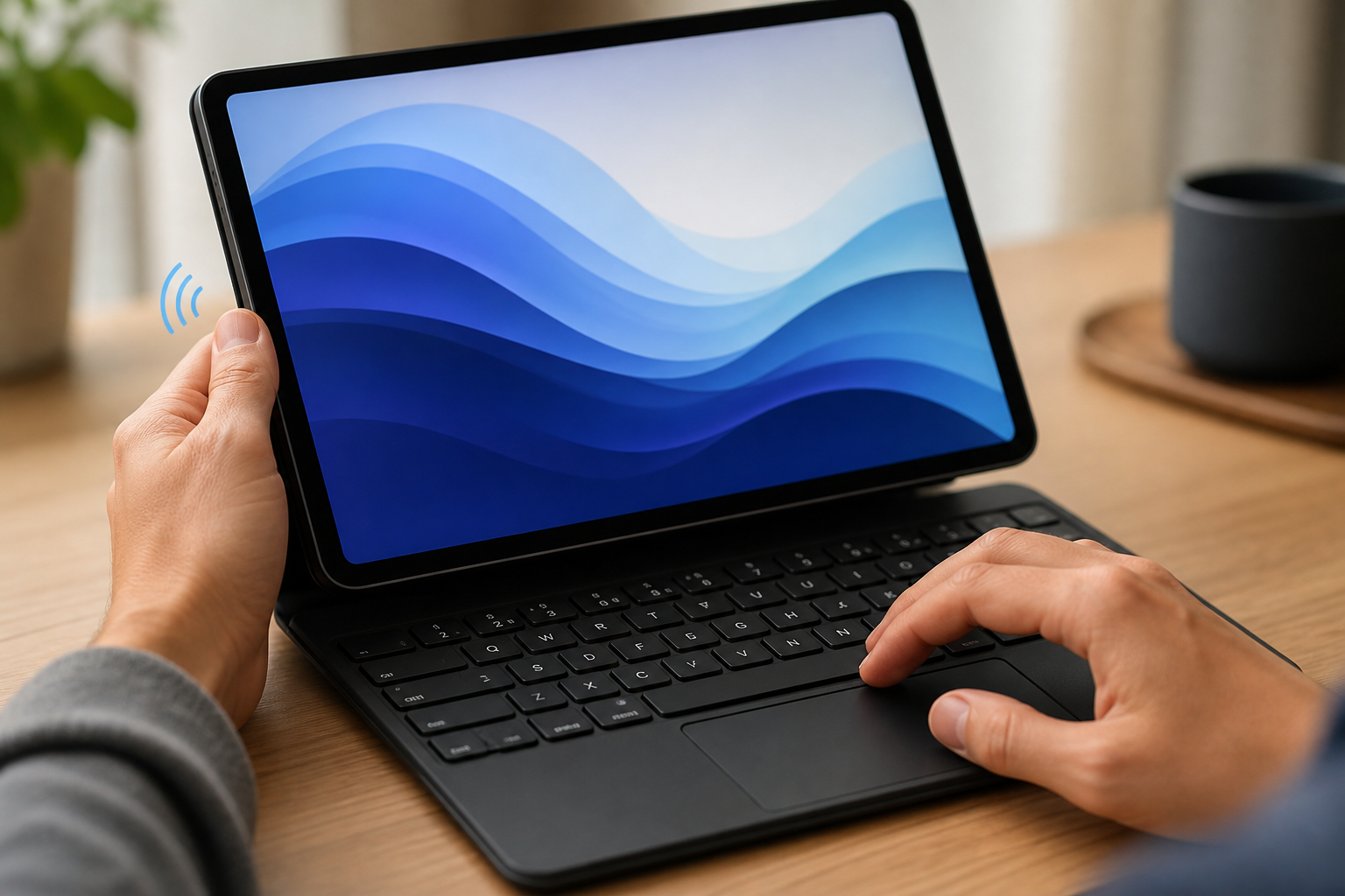 Schritt-für-Schritt-Anleitung: Dein Tablet mit der Hülle mit Tastatur verbinden