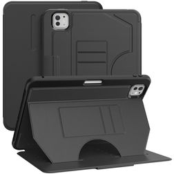 Mobigear Magnetic Folio iPad Pro 11 Zoll (2024) Hülle Klapphülle + Stifthalter - Schwarz