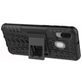 Mobigear Tire Samsung Galaxy A40 Hülle Hardcase Backcover Stoßfest mit Ständer - Schwarz