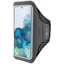 Mobiparts Comfort Fit Handyhalterung Joggen Samsung Galaxy S20 Sporthülle Neopren Sportarmband - Schwarz