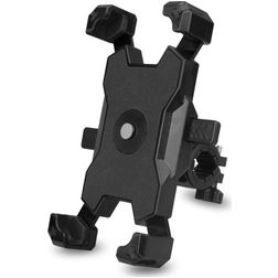 Mobigear PushHold Fahrradhalterung Lenkerhalterung Klemme Universal - Schwarz