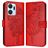 Mobigear Butterfly HONOR X7A Klapphülle Portemonnaie - Rot