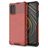 Mobigear Honeycomb POCO M3 Hülle Hardcase Backcover Stoßfest - Rot