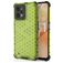 Mobigear Honeycomb Realme C31 Hülle Hardcase Backcover Stoßfest - Grün
