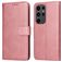 Mobigear Wallet Samsung Galaxy S24 Ultra Hülle Klapphülle Geldbörse - Roségold