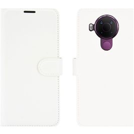 Mobigear Classic Nokia 5.4 Hülle Klapphülle Geldbörse - Weiß