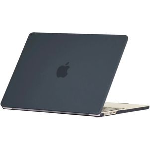 Mobigear Matte MacBook Air 13 Zoll (2022-2026) Hardcase Hülle MacBook Case - Schwarz - Model A2681 / A3113 / A3240 / A3449
