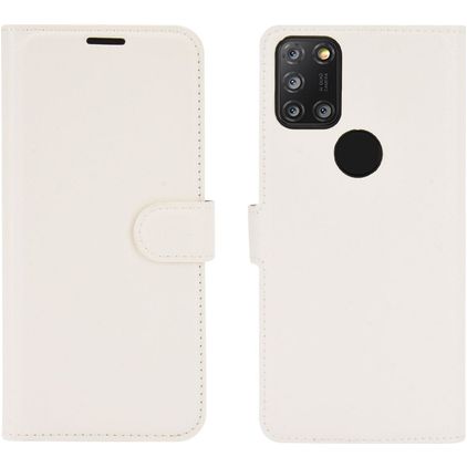 Mobigear Classic Alcatel 3X (2020) Hülle Klapphülle Geldbörse - Weiß