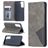 Mobigear Rhombus Slim Samsung Galaxy S21 Hülle Klapphülle - Grau