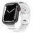 Mobigear Sport Armor Silikon Apple Watch Armband Pin-and-Tuck-Verschluss - 42/41/40/38 mm - Weiß