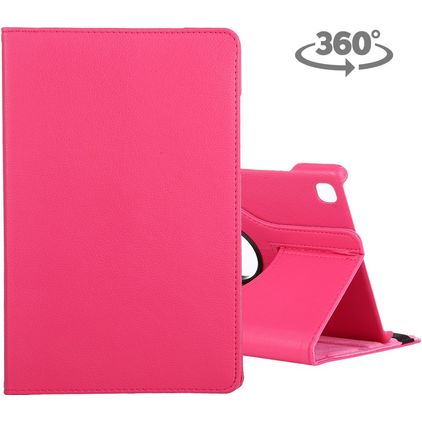 Mobigear DuoStand Samsung Galaxy Tab A7 (2020) Hülle Drehbare Klapphülle - Magenta