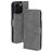 Mobiparts Classic Wallet MagSafe iPhone 16 Pro Klapphülle Portemonnaie - Granite Grey