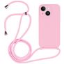 Mobigear Lanyard iPhone 14 Silikon Handykette - Pink